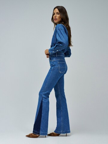 évasé Jean 'Faith' Salsa Jeans en bleu