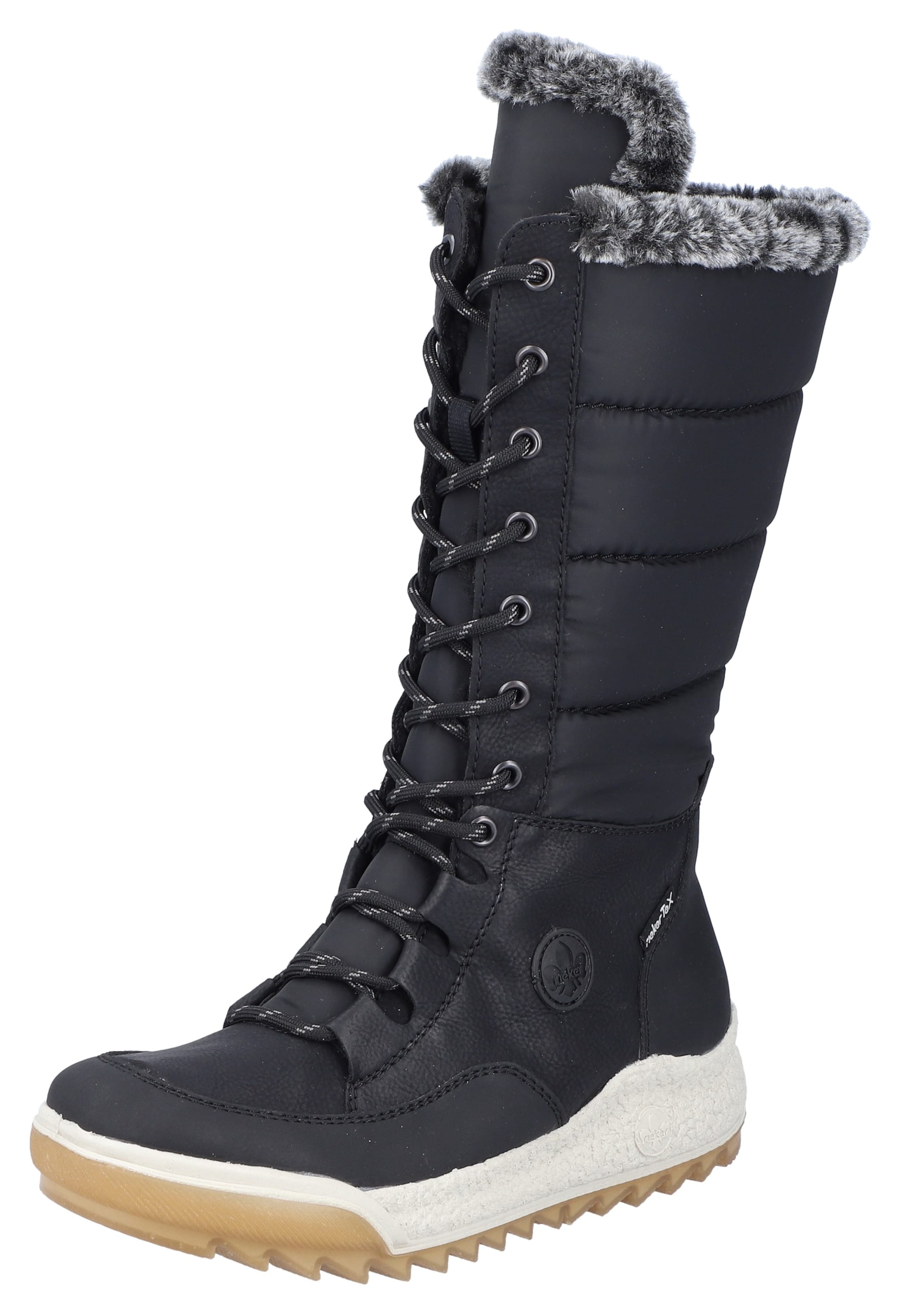 Rieker Snow Boots in Black: front