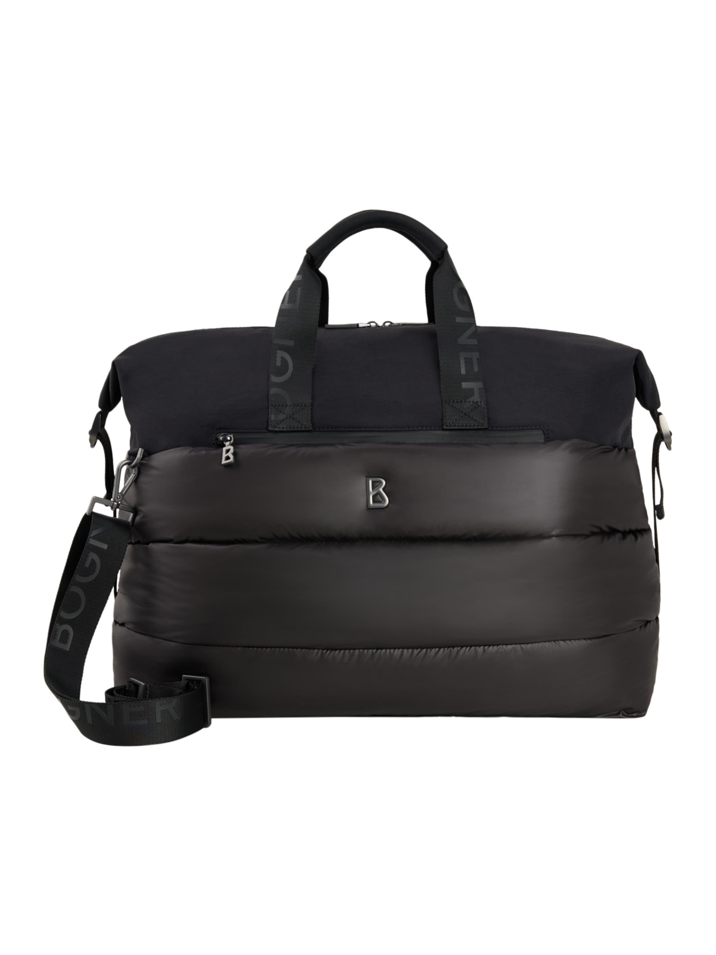 Borsa weekend 'Monarch Ewald' di BOGNER in nero: frontale