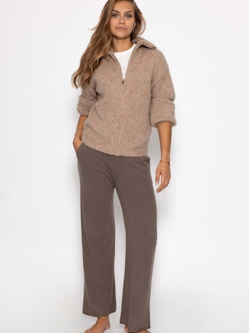 SASSYCLASSY Oversizestrickjacke‌ in Grau