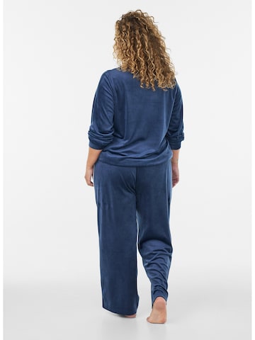 Zizzi Sweatshirt in Blau