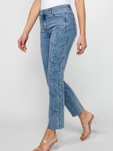 KOROSHI Regular Jeans in Blau