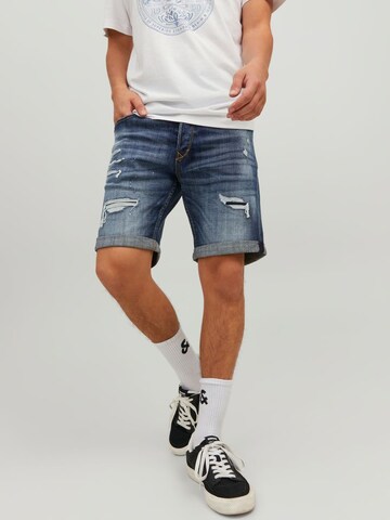 Regular Jean 'Rick Blair' JACK & JONES en bleu : devant