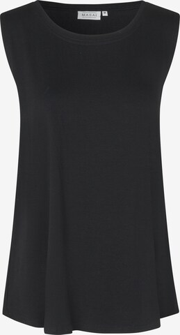 Masai Blouse 'Elisa' in Black: front