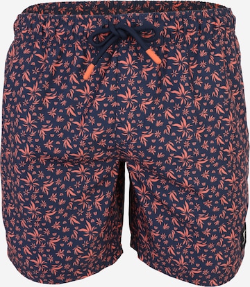 Boardshorts 'Cester' BRUNOTTI en rouge : devant