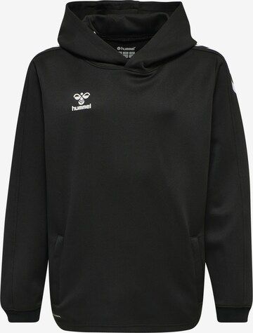 Hummel Sportief sweatshirt 'Poly' in Zwart: voorkant