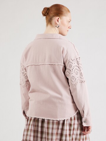 ONLY Carmakoma Between-season jacket 'CARELENA' in Purple