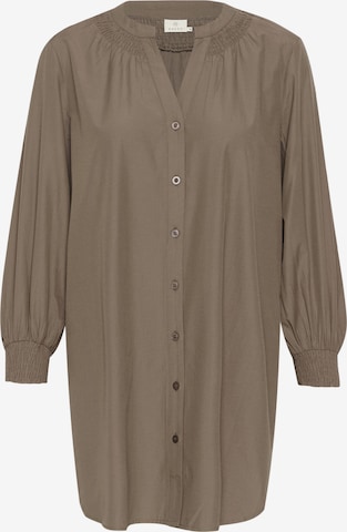 Kaffe Tunic 'Mie' in Brown: front