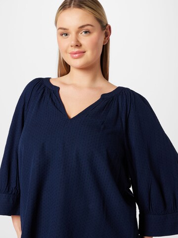 Vero Moda Curve Bluse 'Elsa' in Blau