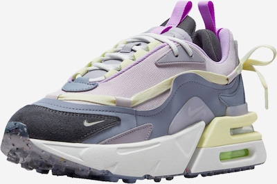 Nike Sportswear Zemie brīvā laika apavi 'Nike Air Max Furyosa', krāsa - gaiši pelēks / gaiši zaļš / lillā, Preces skats