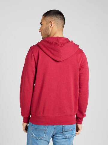 TOMMY HILFIGER Sweatjacke in Rot