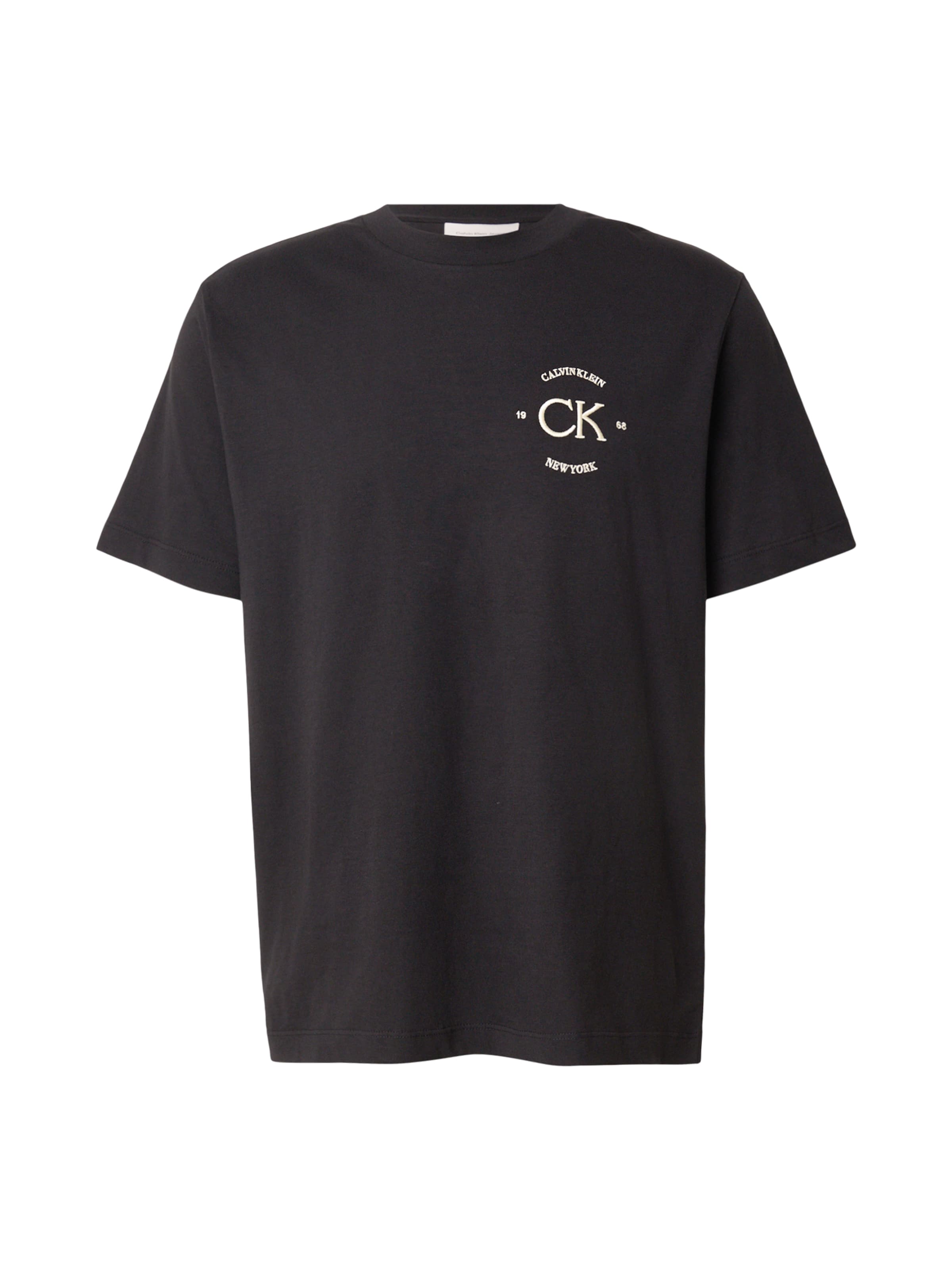 T-Shirt '20S APRIL' Calvin Klein Jeans en noir : devant