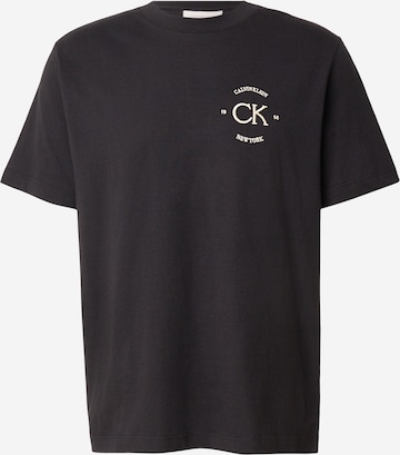 T-Shirt '20S APRIL' Calvin Klein Jeans en noir : devant