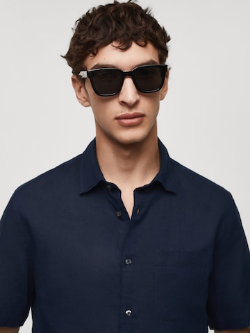 Coupe regular Chemise 'Ants' MANGO MAN en bleu