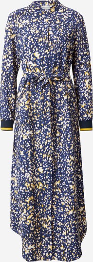 PULZ Jeans Shirt dress 'METTE' in Blue / Yellow / White, Item view