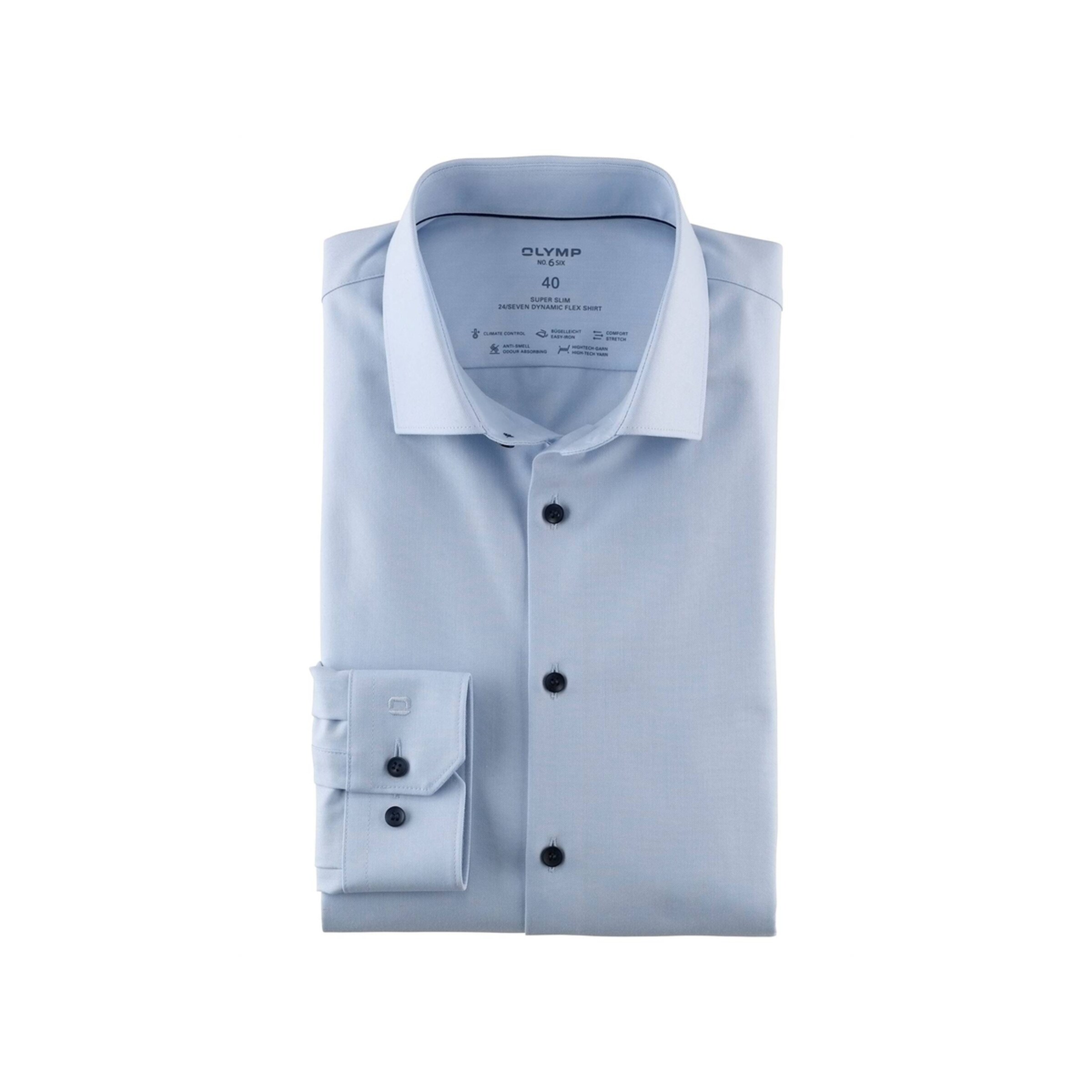 OLYMP Slim Fit Hemd in Blau