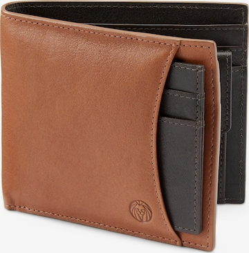 Lucleon Wallet 'Lincoln' in Brown: front