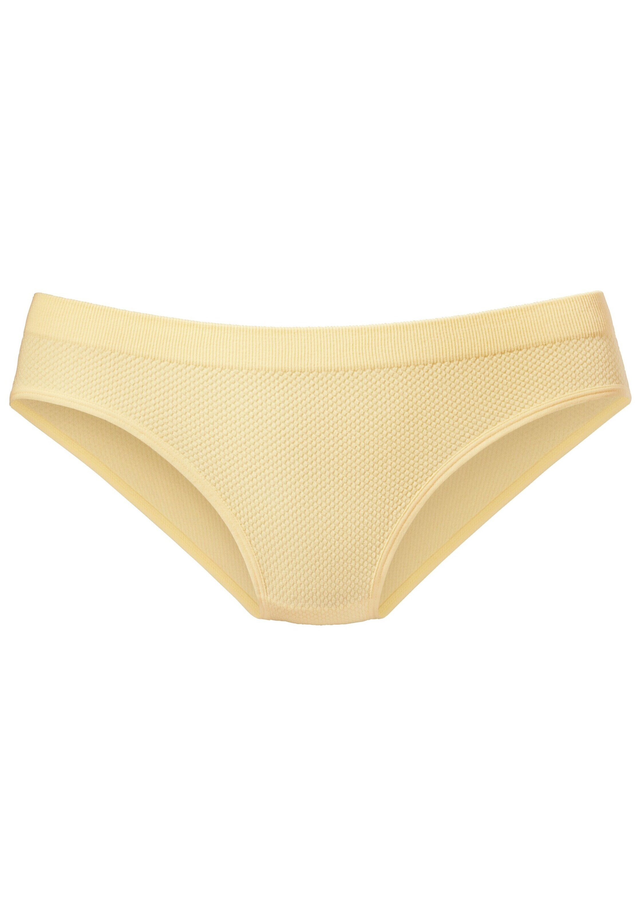 LASCANA Spodnje hlačke | rumena barva: sprednja stran