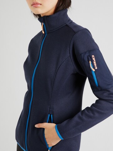 ICEPEAK Functionele fleece jas 'BOWERSVILLE' in Blauw