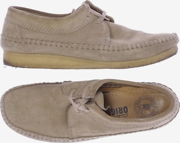 CLARKS Flats & Loafers in 42 in Beige: front