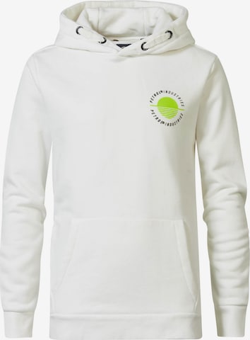 Petrol Industries Sweatshirt 'Seabreeze' in White: front