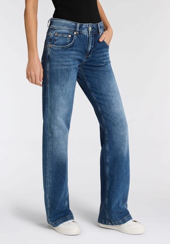Herrlicher Flared Jeans in Blau: Vorderseite