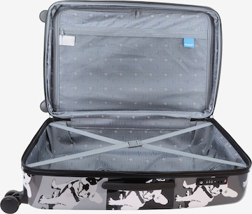 Saxoline Blue Suitcase in Grey