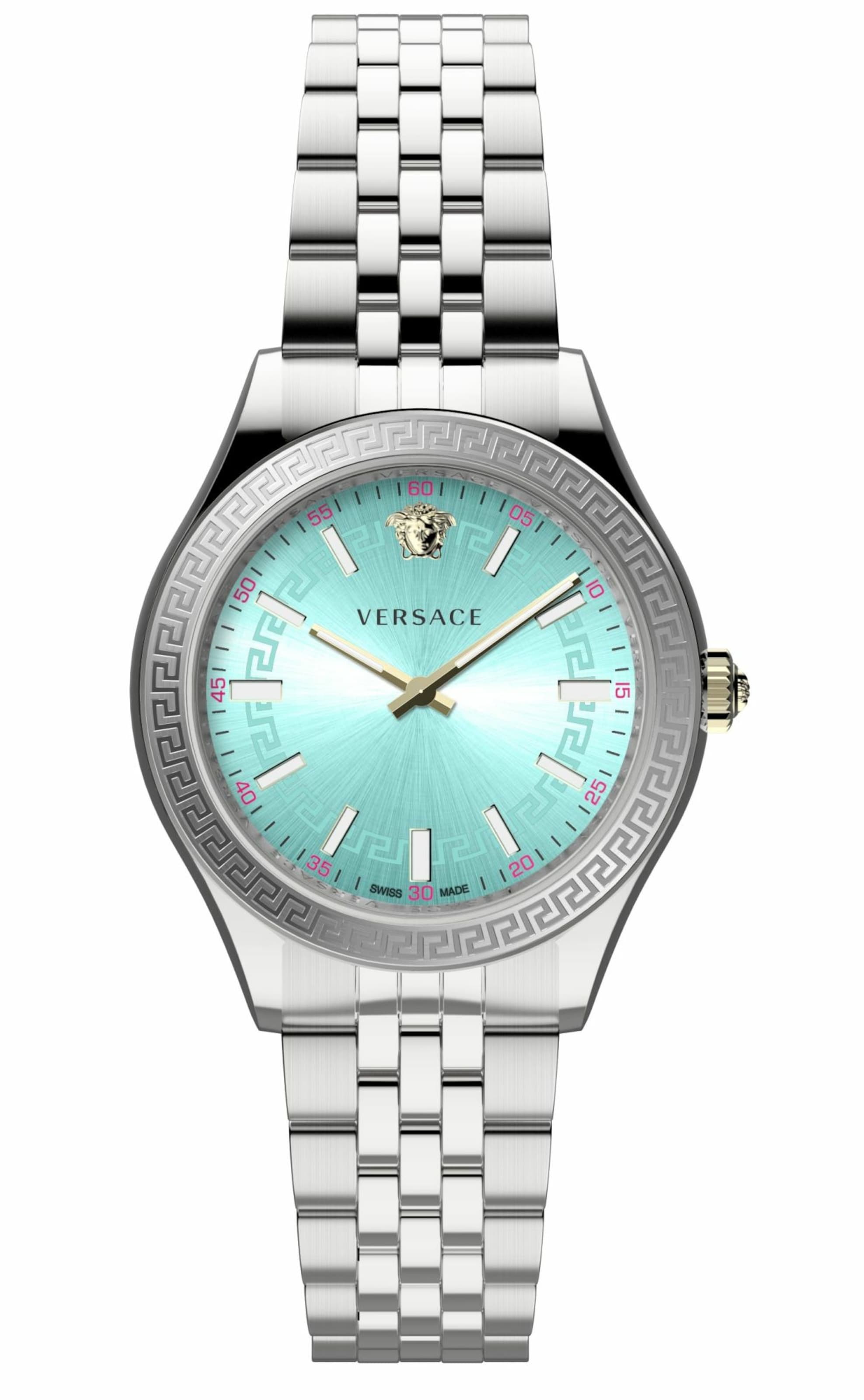 VERSACE Analoguhr in Silber: Vorderseite