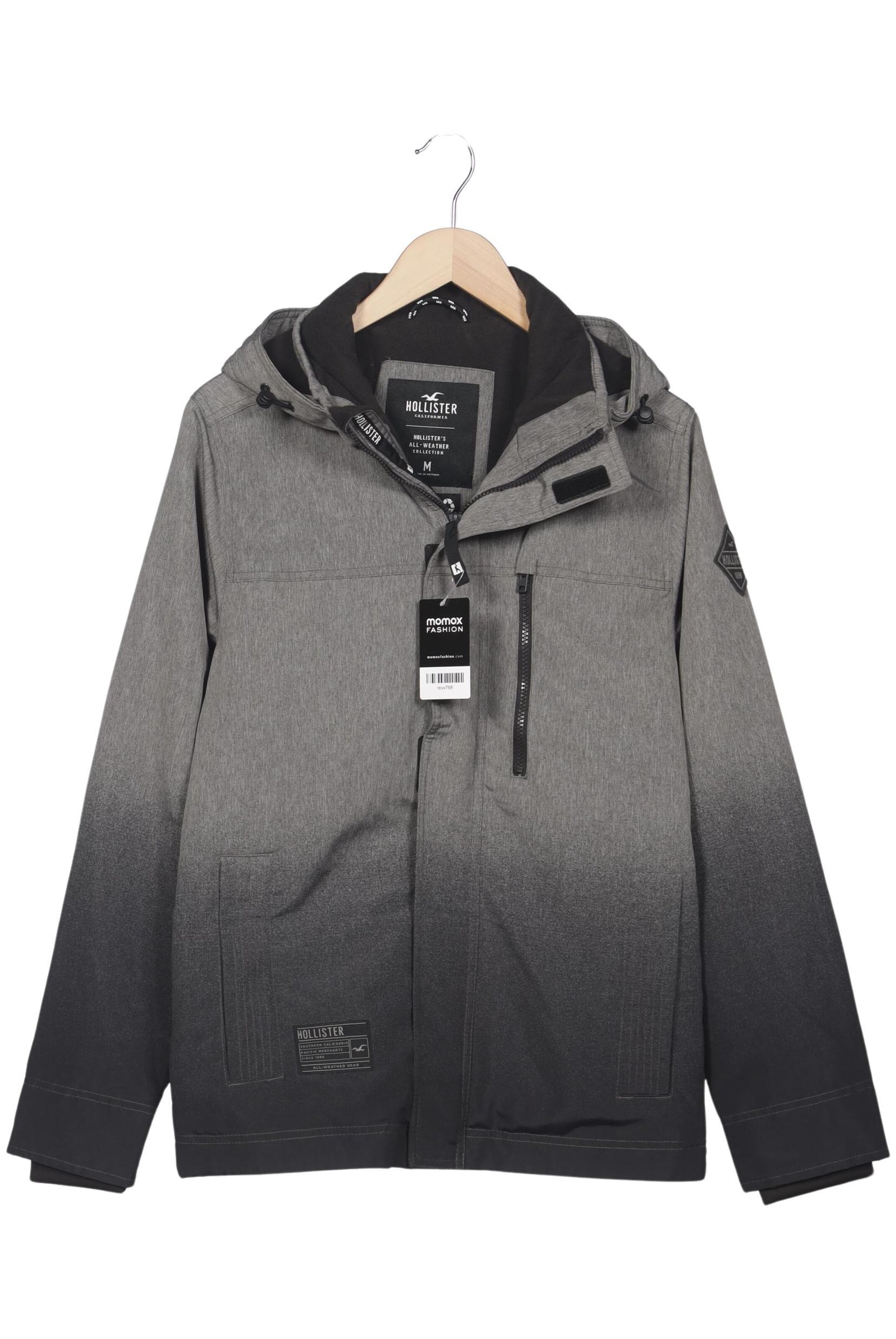 HOLLISTER Jacke M in Grau: Vorderseite