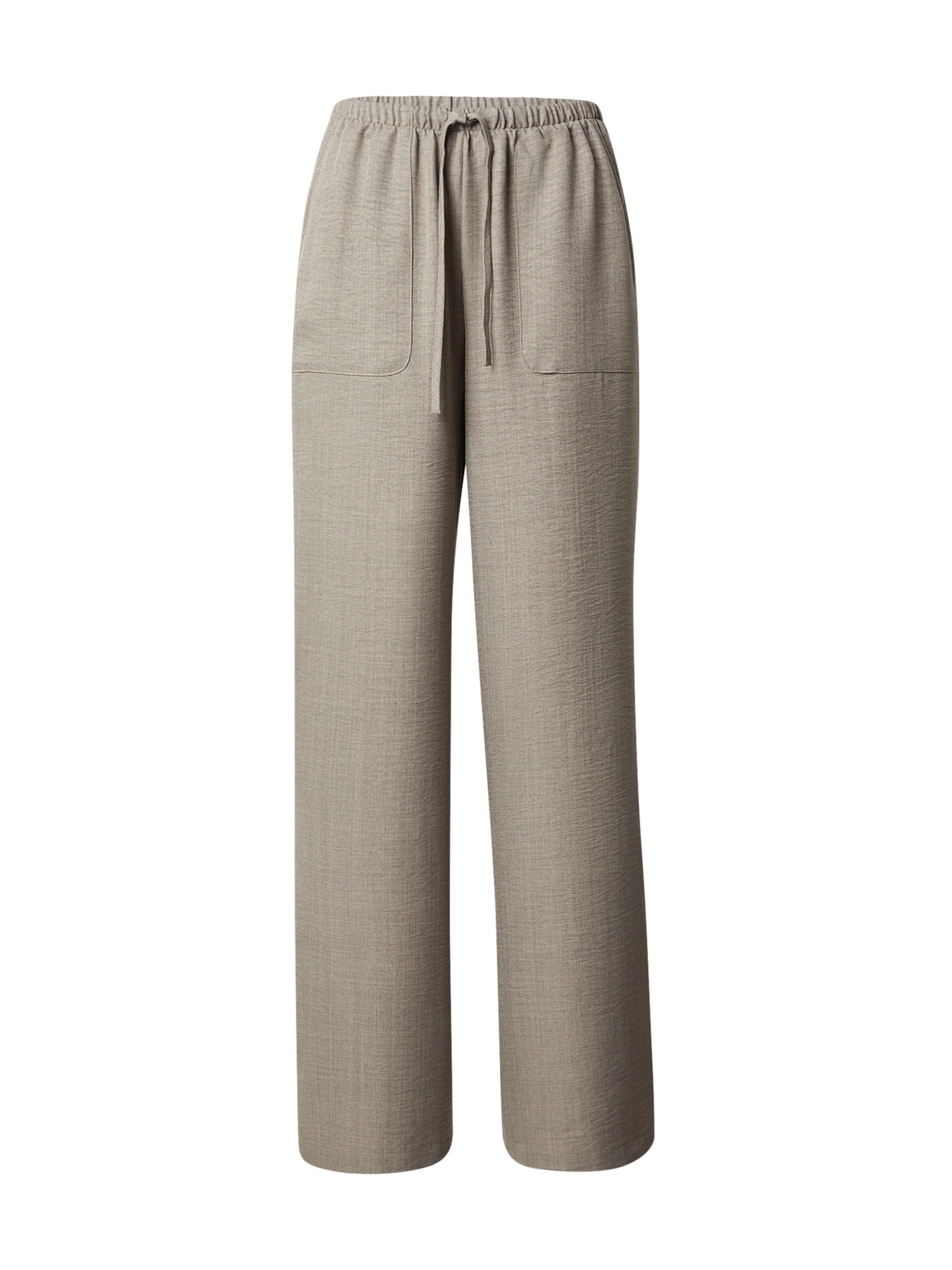 VERO MODA Wide Leg Housut 'VMMELANEY' värissä beige: etupuoli