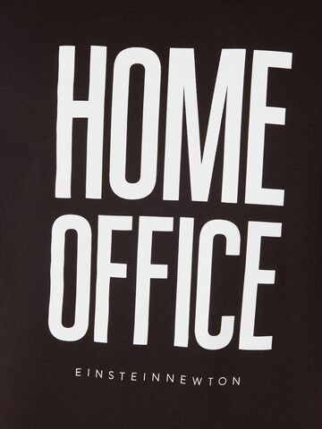 Tricou 'Home Office' de la EINSTEIN & NEWTON pe negru