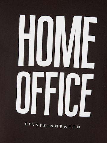 EINSTEIN & NEWTON Póló 'Home Office' - fekete