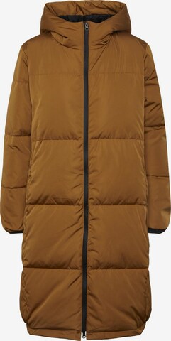 Y.A.S Winter Coat 'MOLLY' in Brown: front