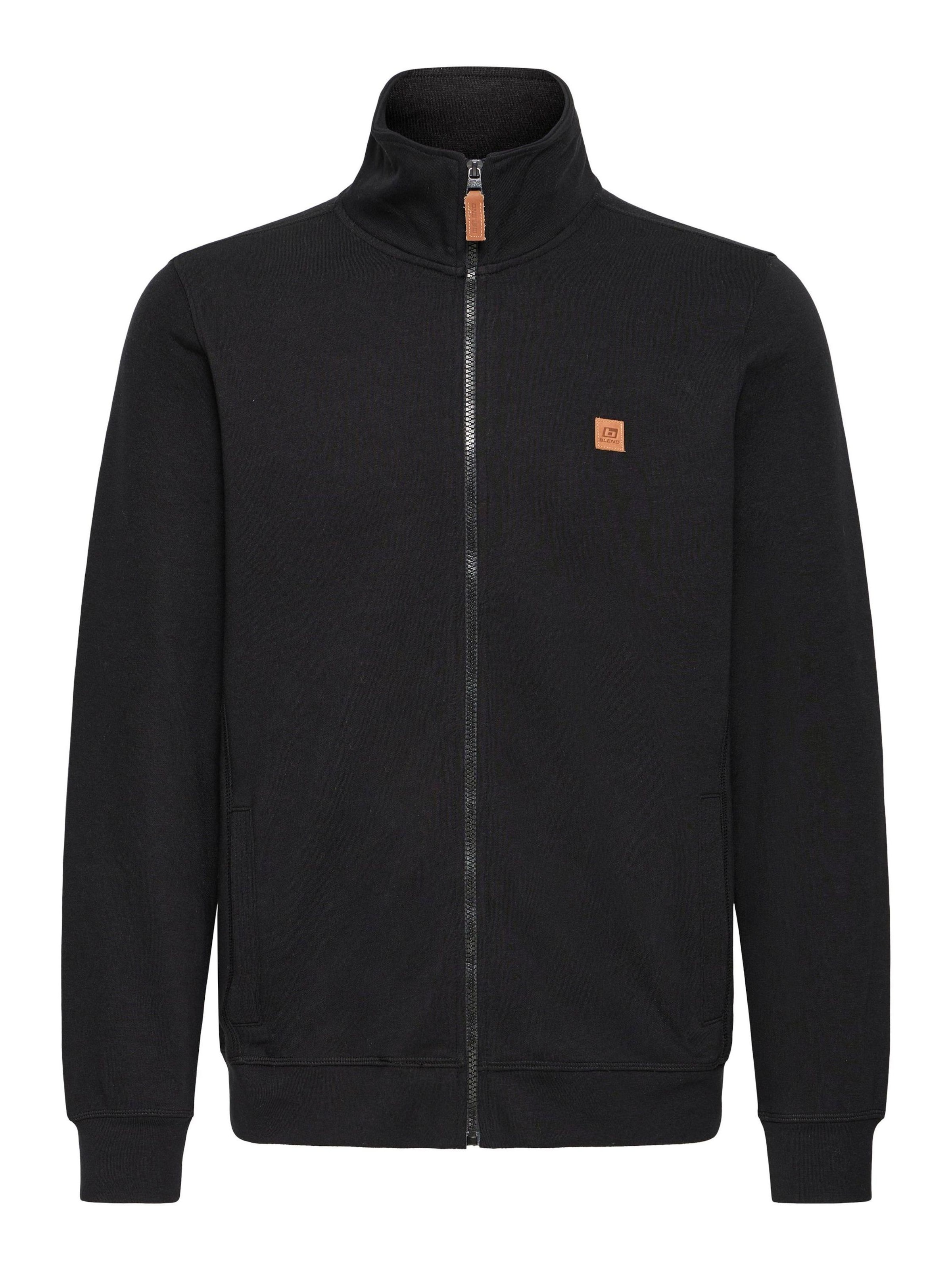 BLEND - Casaco em moletão ' BHPolax ' em preto: frente