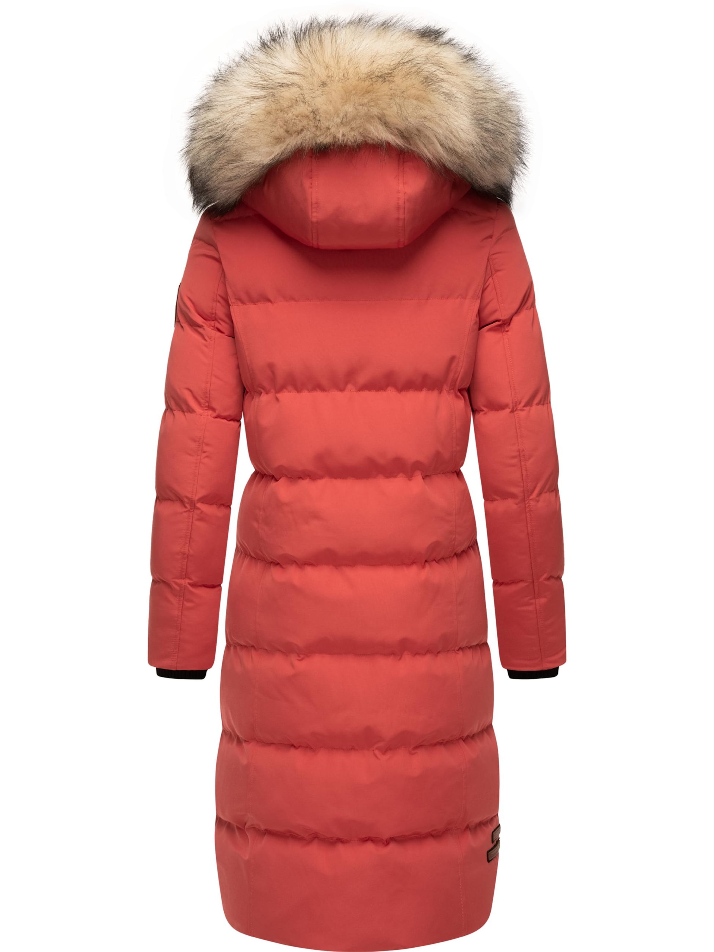 MARIKOO Talvemantel 'Schneesternchen', värv punane