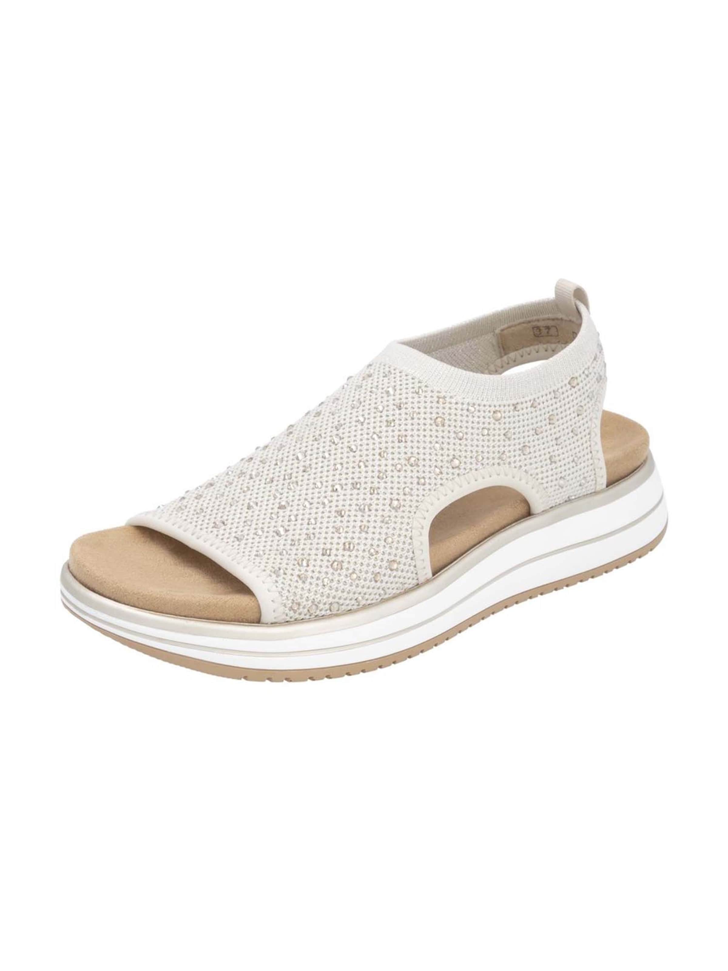 REMONTE - Sandália em bege: frente