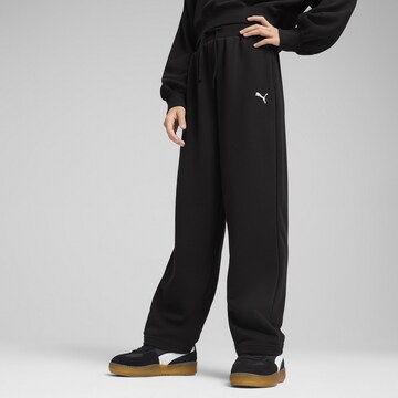 PUMA Wide leg Pants 'Essentials' in Black