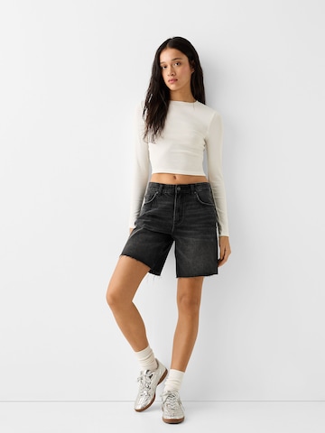 Bershka regular Jeans i sort