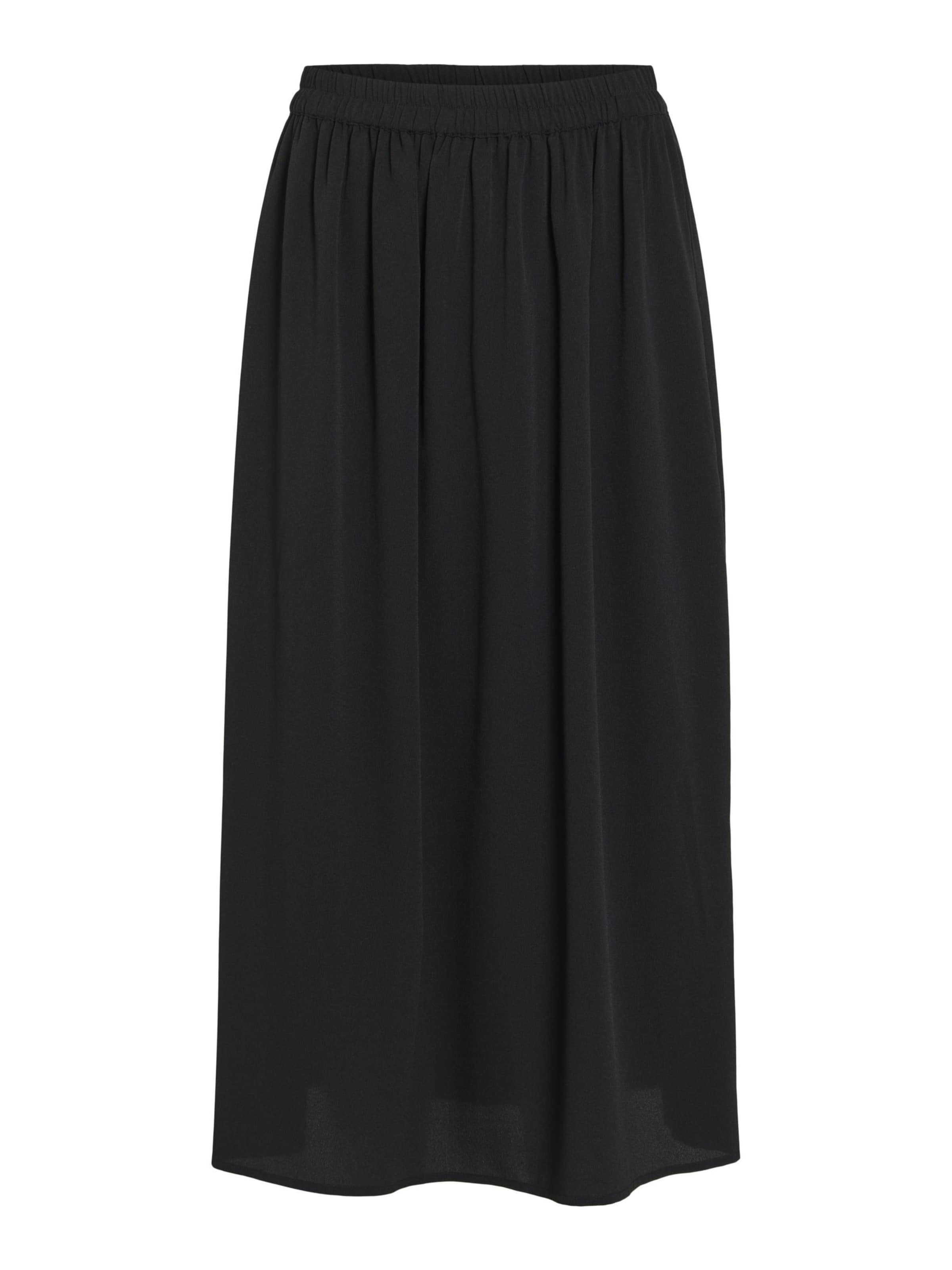 VILA Φούστα 'VIMathilde' σε μαύρο: μπροστά