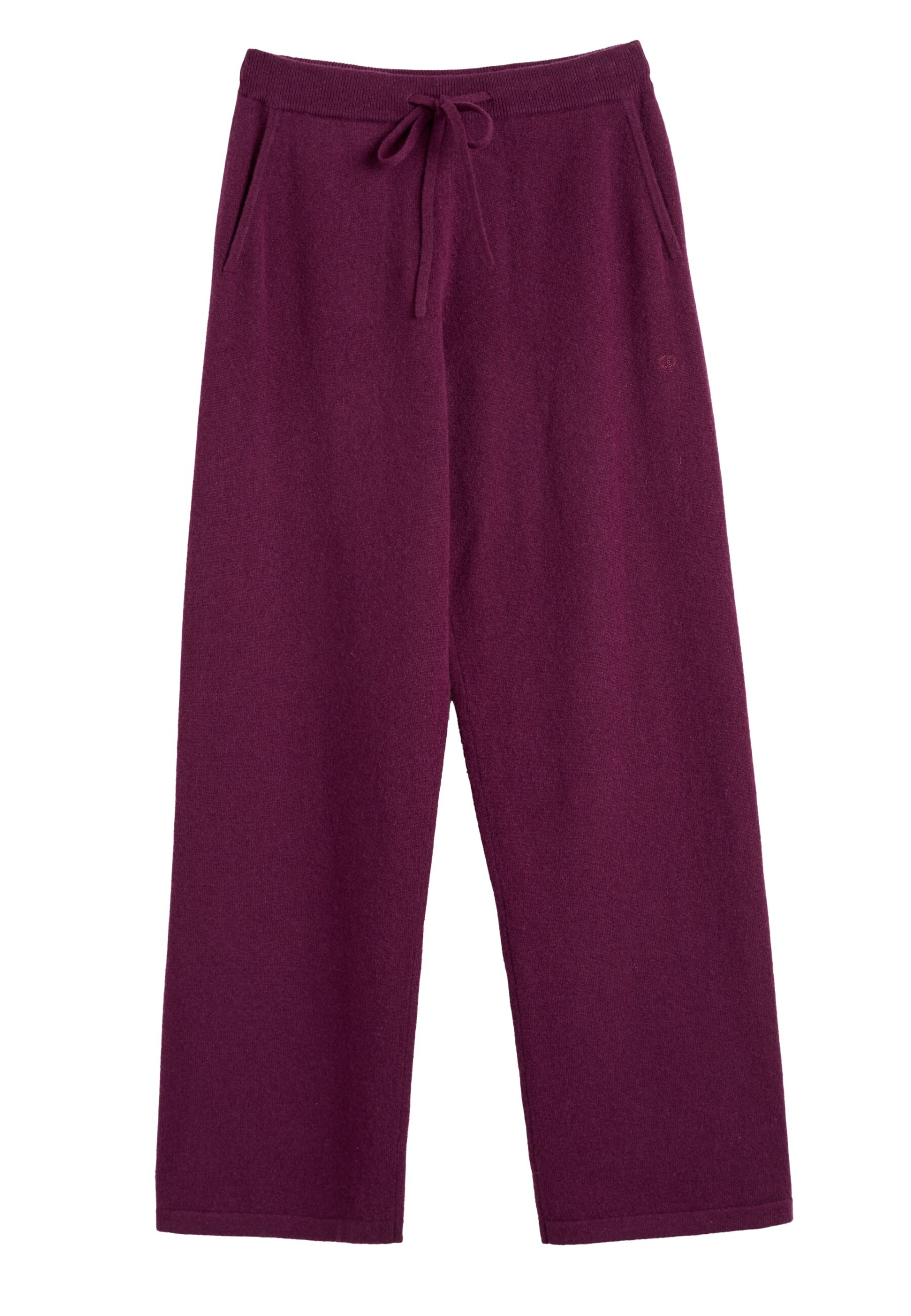 Chinti & Parker Kalhoty 'Pure Cashmere' – červená: přední strana