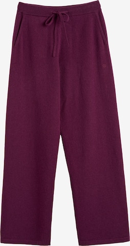 Chinti & Parker Kalhoty 'Pure Cashmere' – červená: přední strana