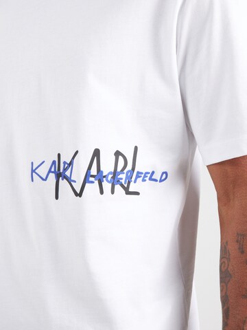 Karl Lagerfeld Футболка в Белый