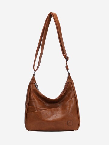 Brise Crossbody Bag 'L-5408' in Brown: front