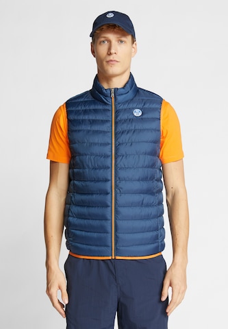 Gilet North Sails en bleu : devant