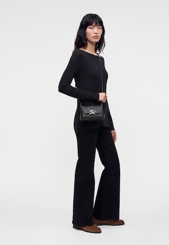 Karl Lagerfeld Torba za čez ramo 'K/AUTOGRAPH' | črna barva