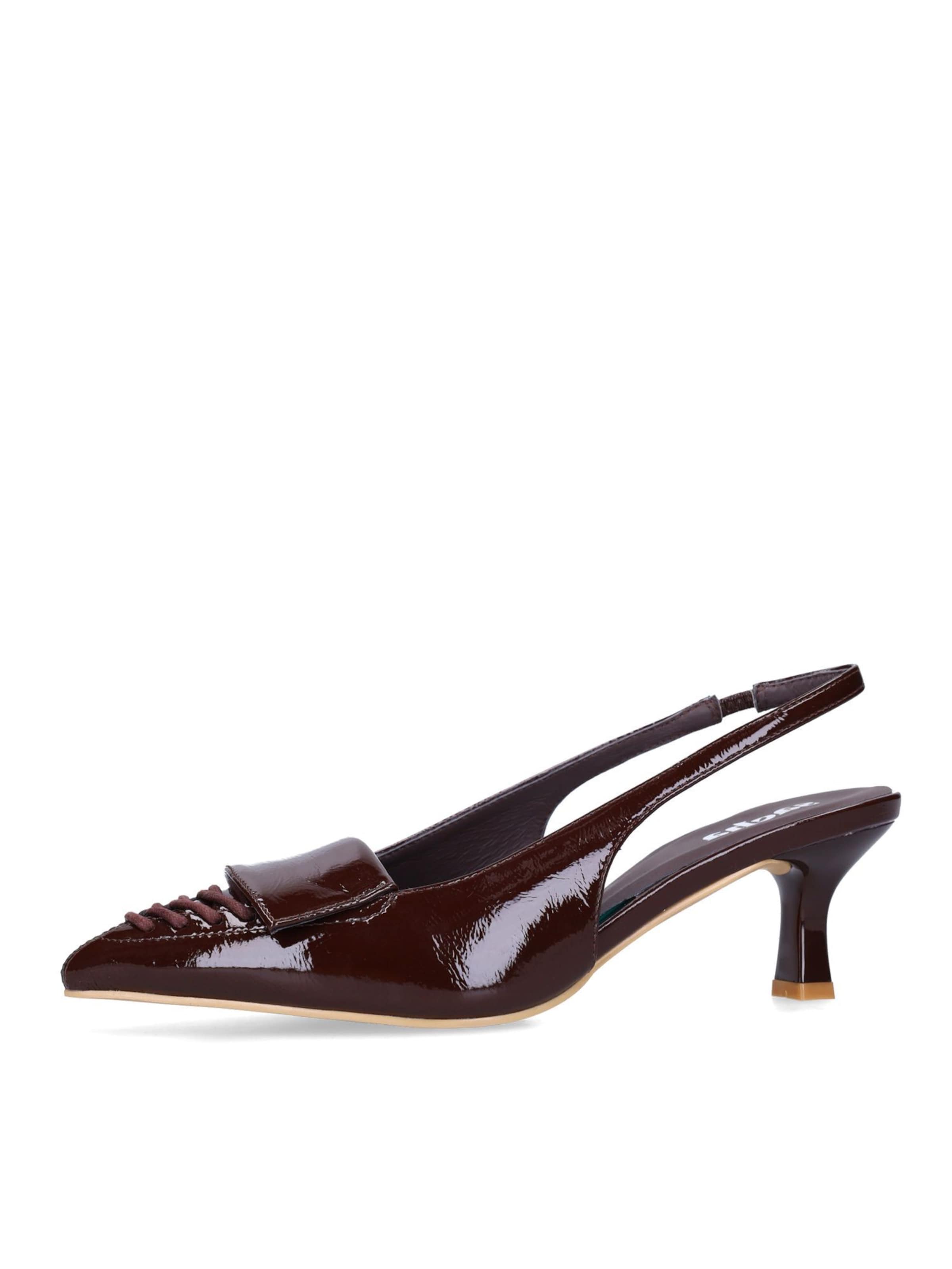 Escarpins SACHA en marron : devant