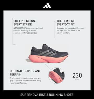 Scarpa da corsa 'Supernova Rise 3' di ADIDAS PERFORMANCE in nero