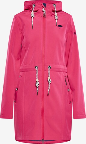 Manteau fonctionnel Schmuddelwedda en rose : devant