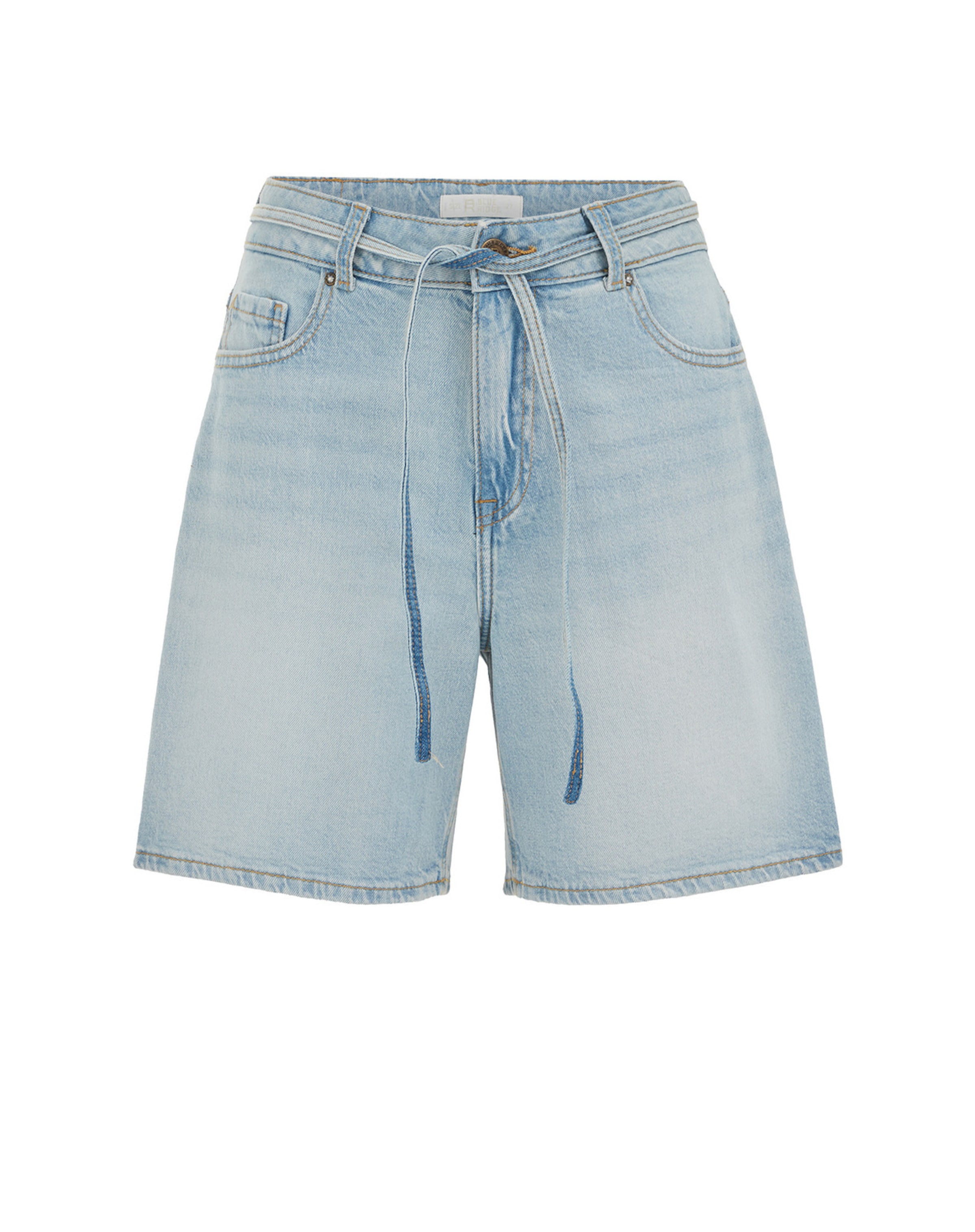 WE Fashion Широкий Джинсы в Синий: спереди