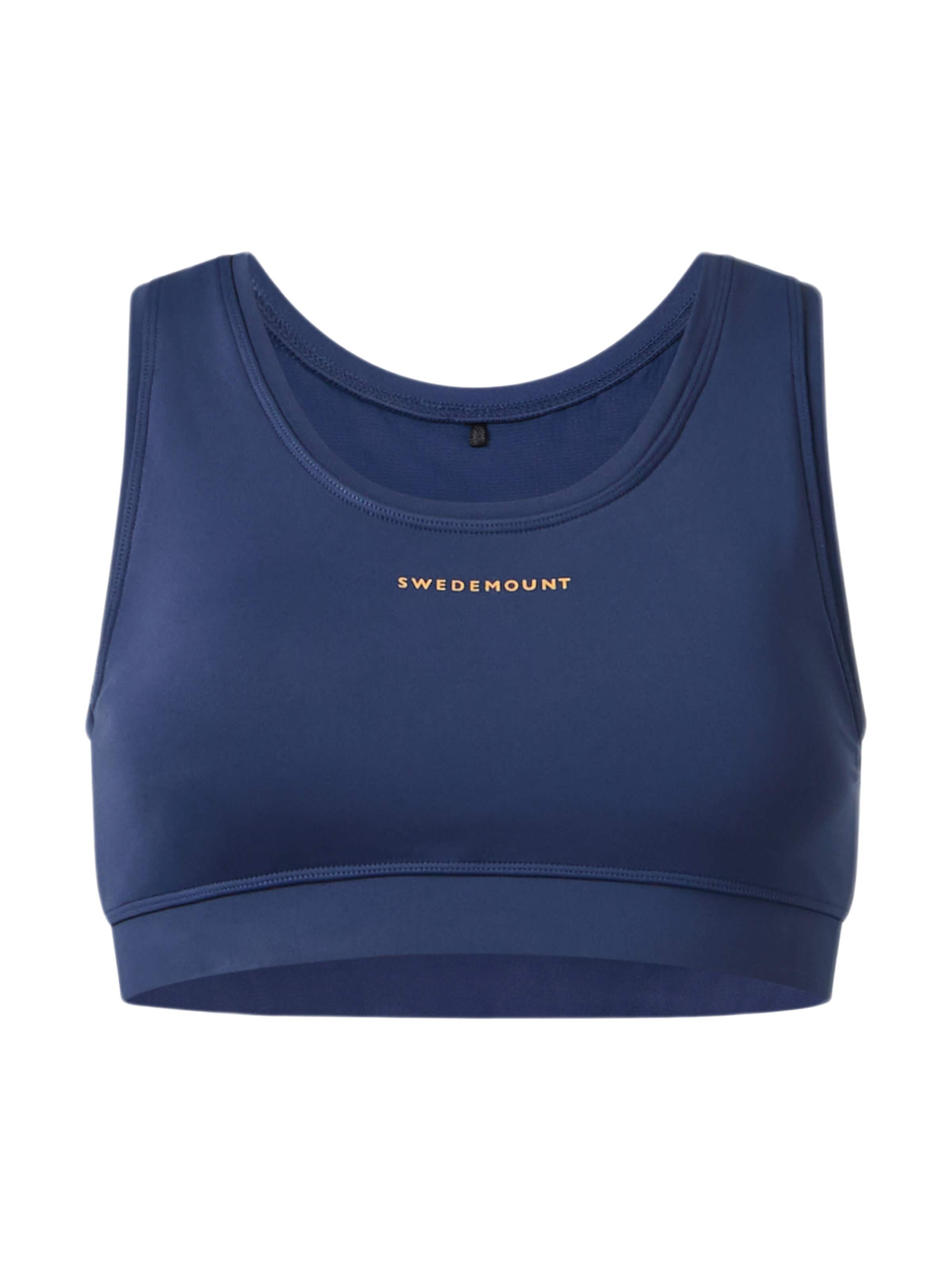 SWEDEMOUNT Sports Bra 'Core' in Blue: front